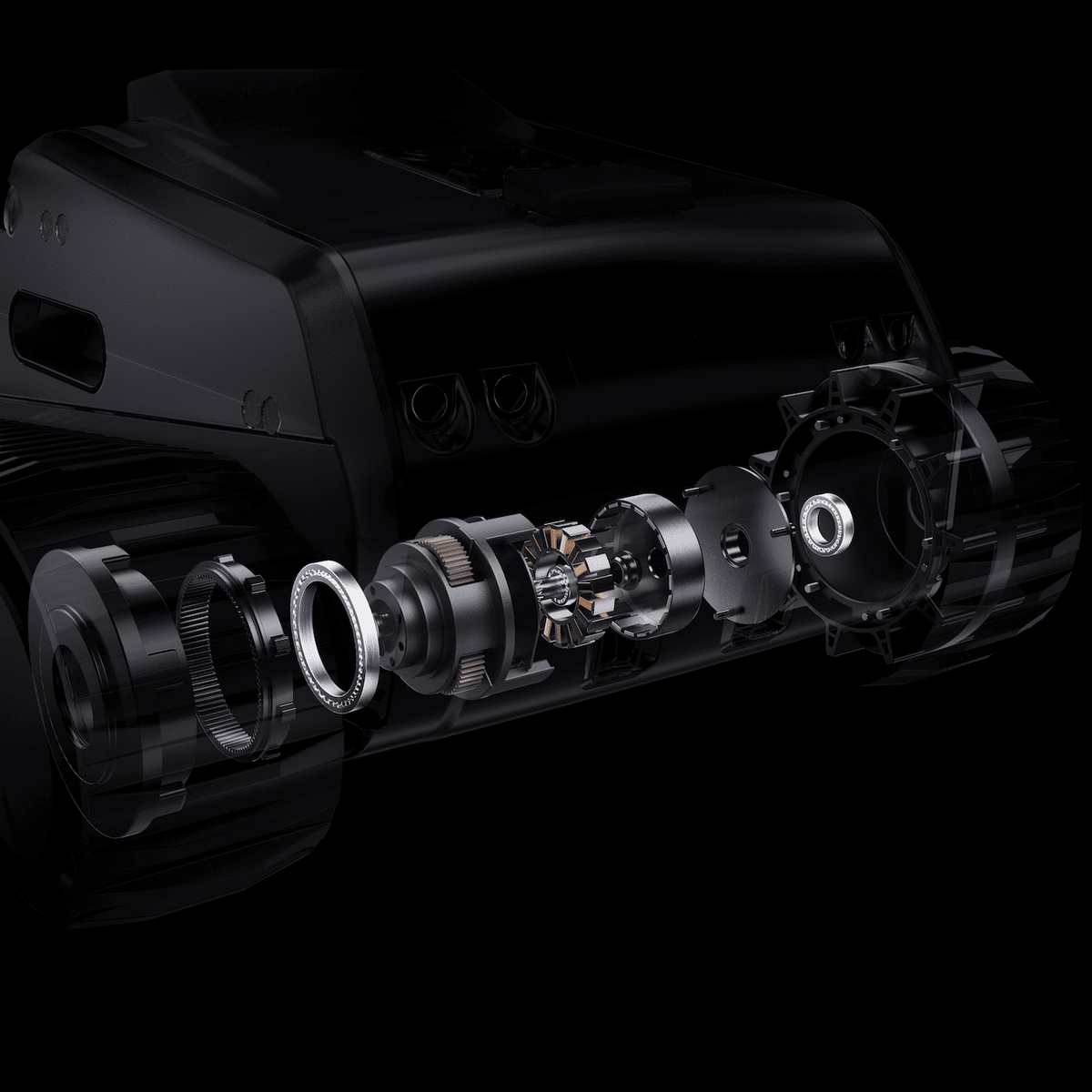 Moteur de moyeu amélioré